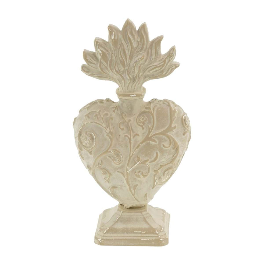 Decorazione a forma di cuore votivo in resina Vivienne