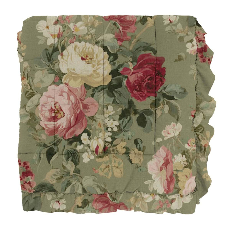 Trapunta con gala Rosa Royale 260 x 260 cm