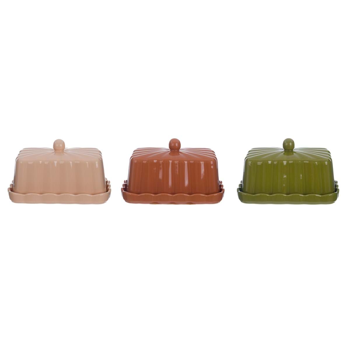 Burriera in ceramica con coperchio Gelasia