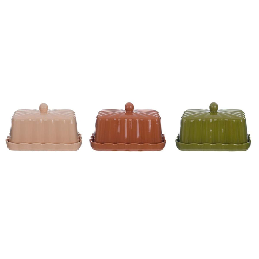 Burriera in ceramica con coperchio Gelasia