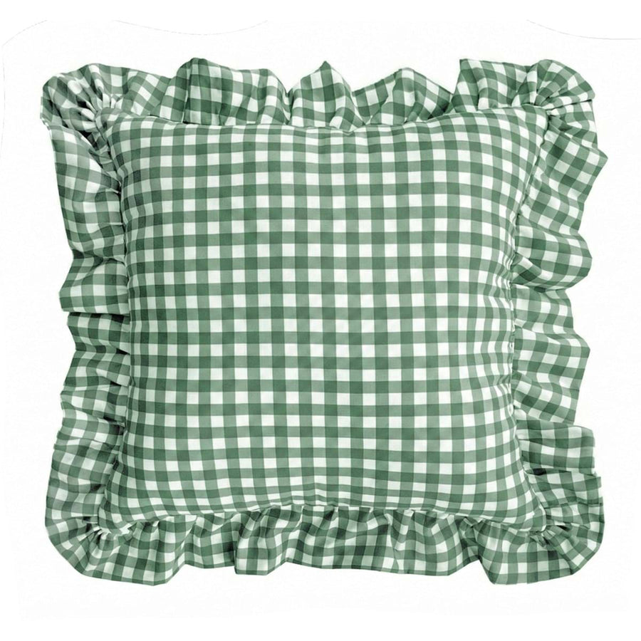Cuscino quadrato con gala Le Vichy Collection 45 x 45 cm
