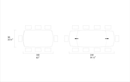 TAVOLO ALLUNGABILE "LEWIS"