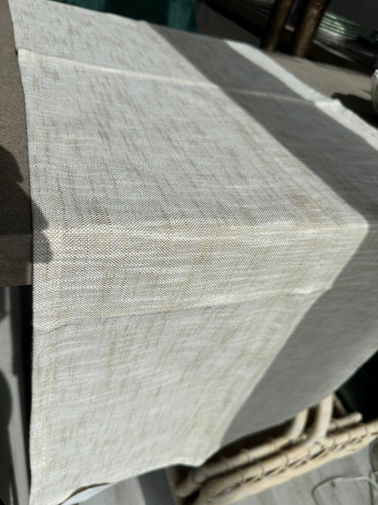 RUNNER TESSUTO SLUB MELANGE
