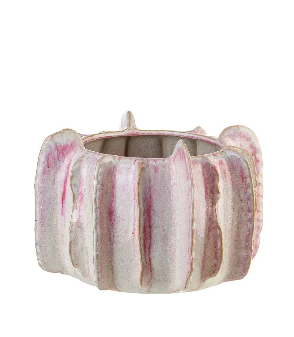 vaso-in-gres-materico-rosa-di-loca-nera - Piccolo