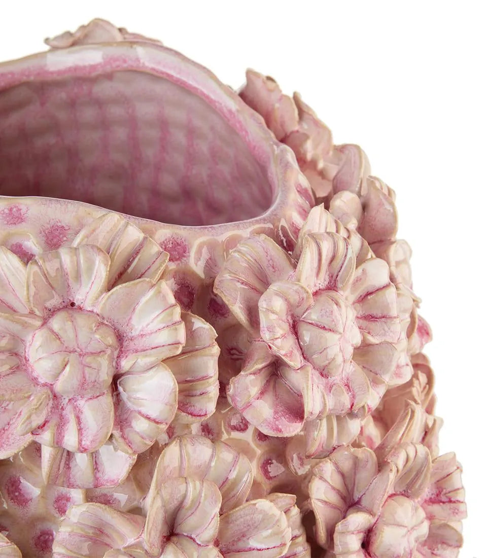 vaso-in-gres-floreale-rosa-di-loca-nera - Piccolo