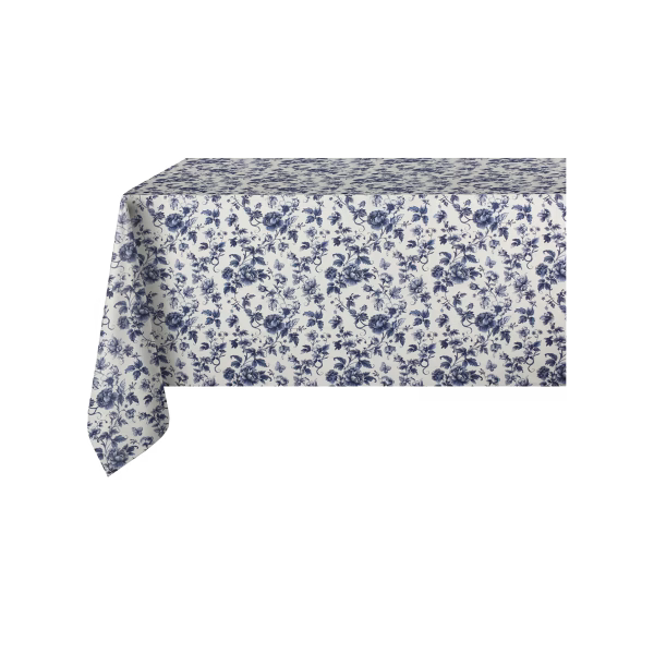 TOVAGLIA DA TAVOLA ANTIMACCHIA"RHAPSODY IN BLUE" ARTIKASALIVING - 160 x 300 cm.