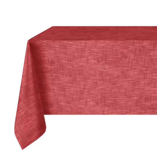 TOVAGLIA TESSUTO SLUB TINTA UNITA ROSSA 160×400
