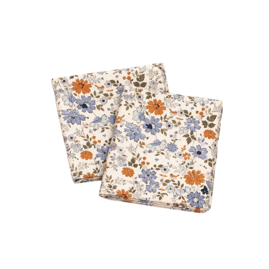 SET DUE TOVAGLIOLI IN COTONE "BLUEBIRD"